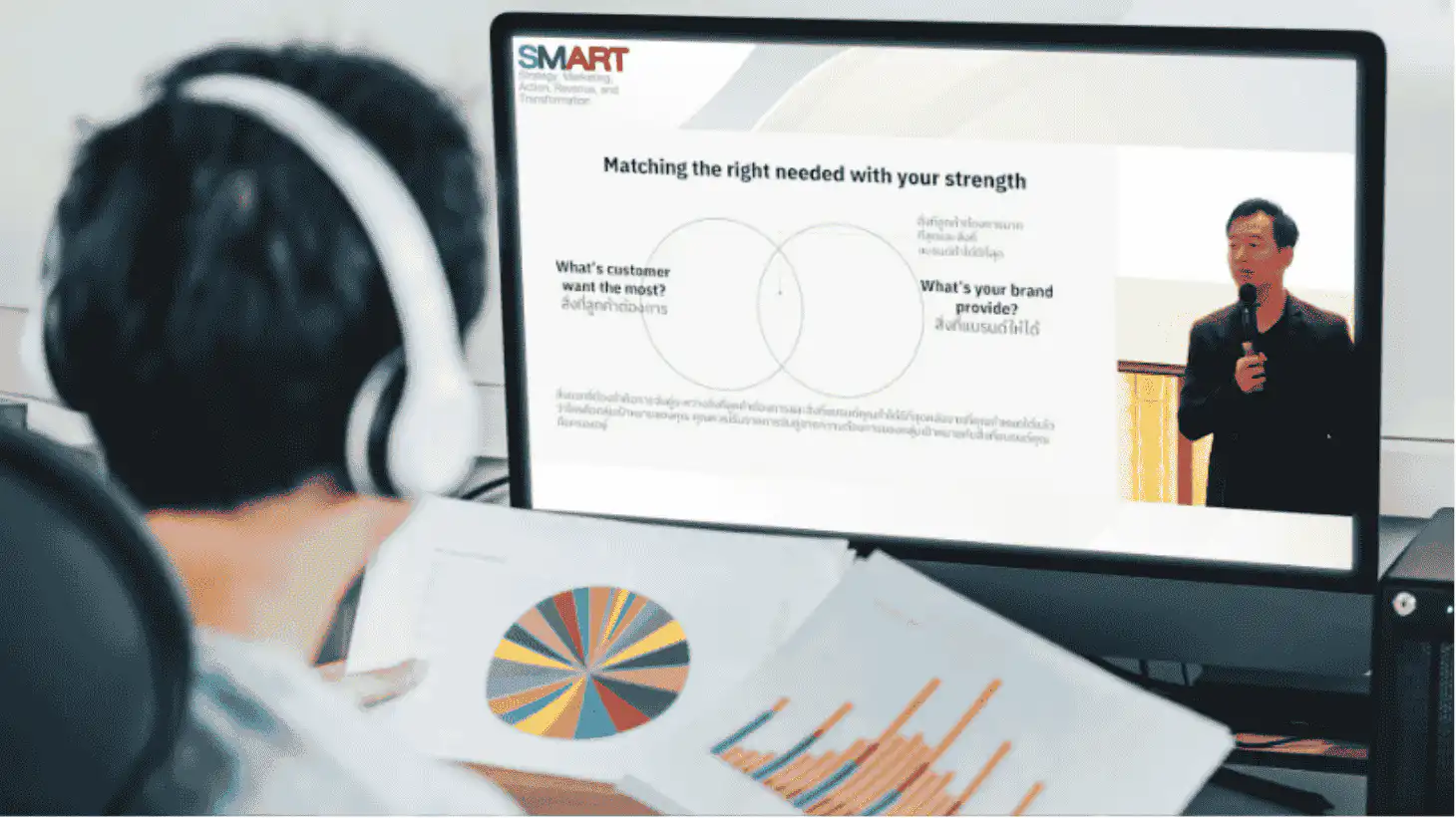 บรรยากาศเรียน Virtual